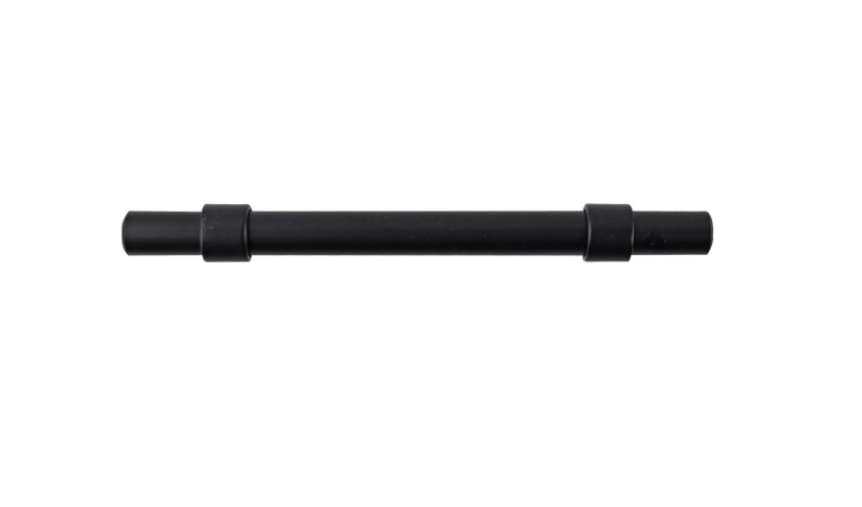 T Bar Handle 96mm Smooth Black Pk2