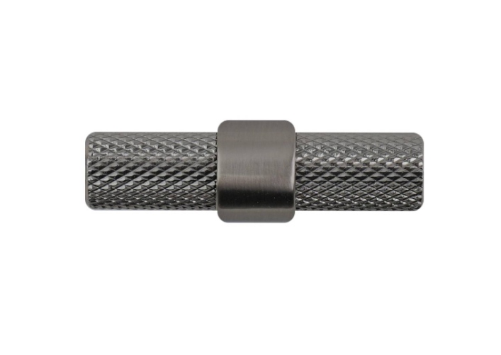 T Handle Knurled Satin PK2