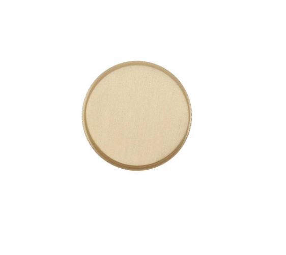 Medium Cabinet Knob Knurled Brushed Brass Pk2