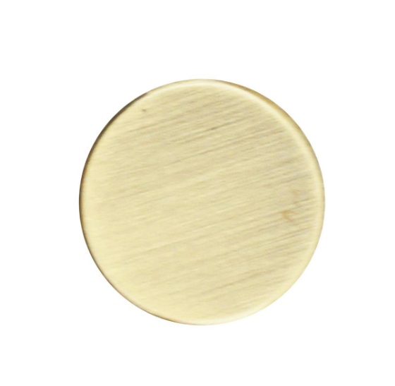 Small Cabinet Knob Knurled Antique Brass Pk2
