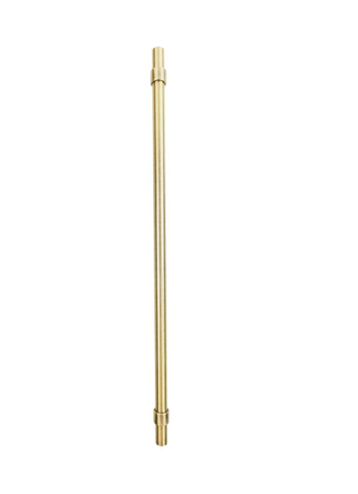 T Bar Handle 320mm Smooth Antique Brass Pk2
