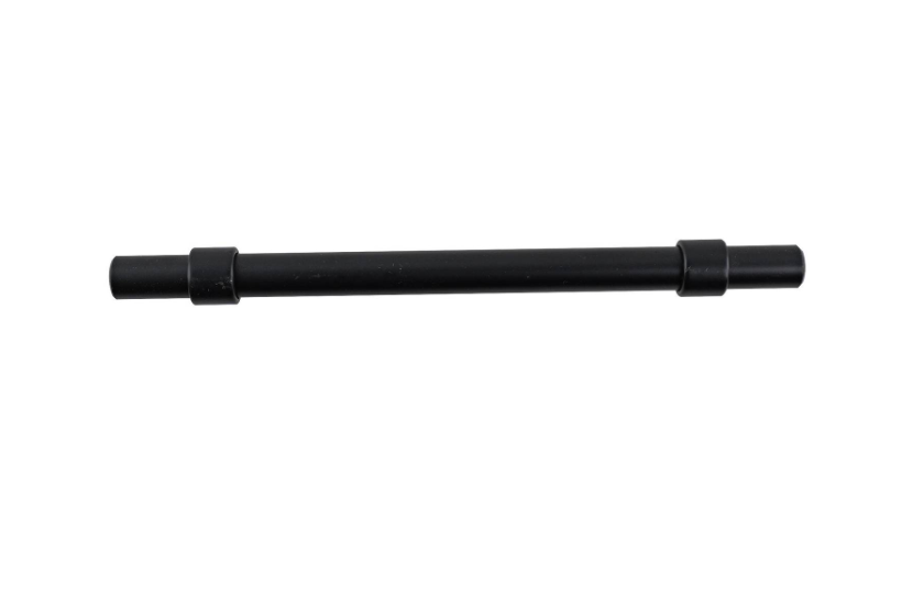 T Bar Handle 128mm Smooth Black Pk2