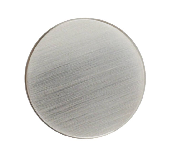 Round Knob Smooth 32mm Satin PK2
