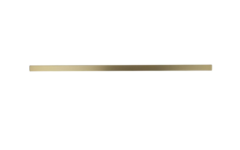 T Bar Handle 320mm Square Brushed Brass Pk2
