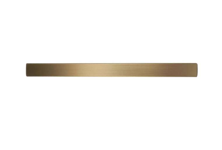 T Bar Handle 96mm Square Brushed Brass Pk2