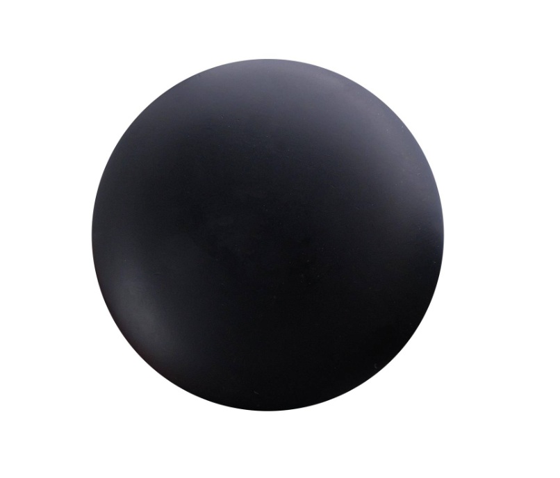 Smooth Slim Knob 30mm Matt Black x2