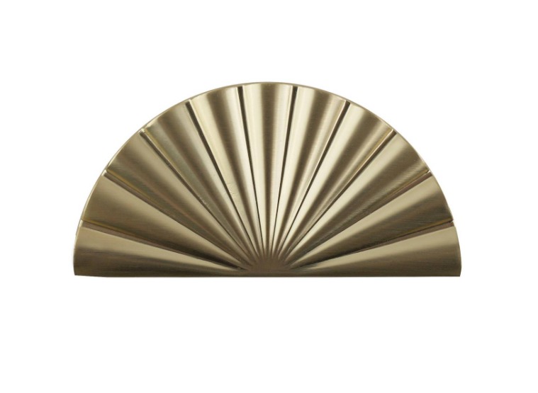 Pull Handle 64mm Modern Chic Brushed Brass Pk2