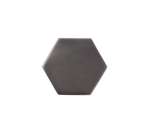 Knob - Hex 35mm Satin Nickel PK2