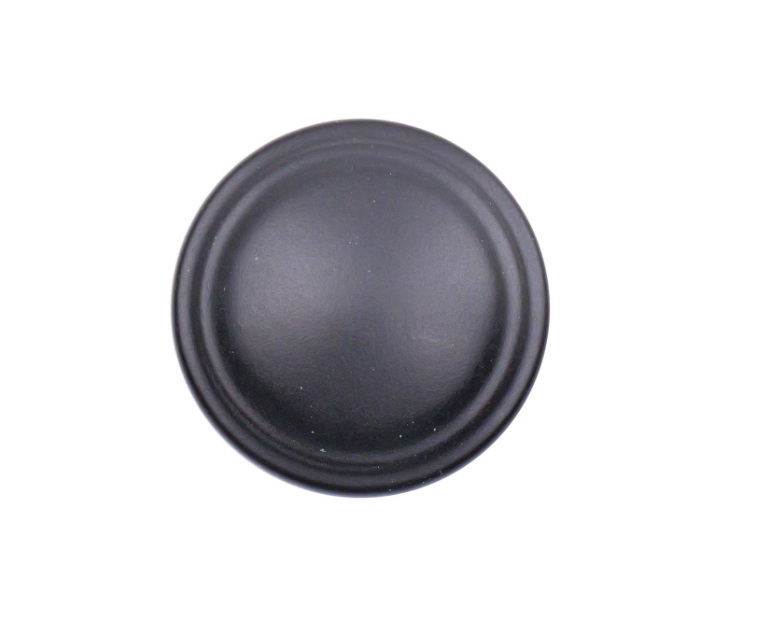 Knob - Multi Ring 30mm Matt Black PK2