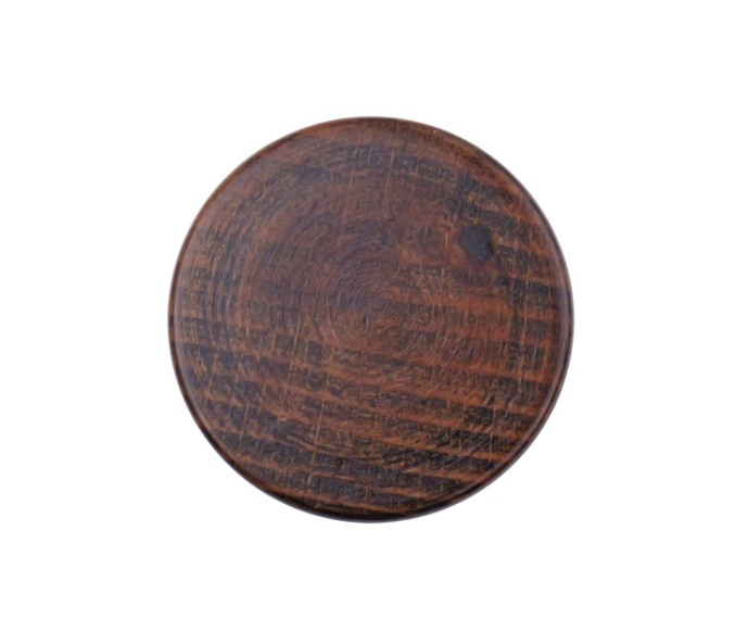Knob - Basic Round 33mm Dark Stain PK2 FSC100%