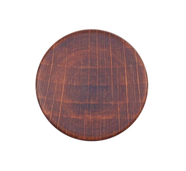 Knob - Basic Round 33mm Medium Stain PK2 FSC100%