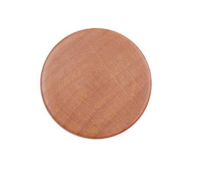 Knob - Basic Round 33mm Light Stain PK2 FSC100%