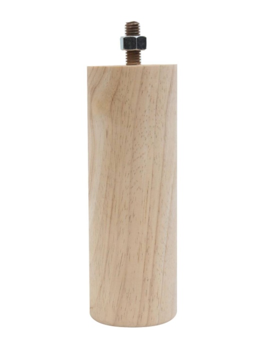 53X150MM ROUND RAW RUBBER WOOD LEG