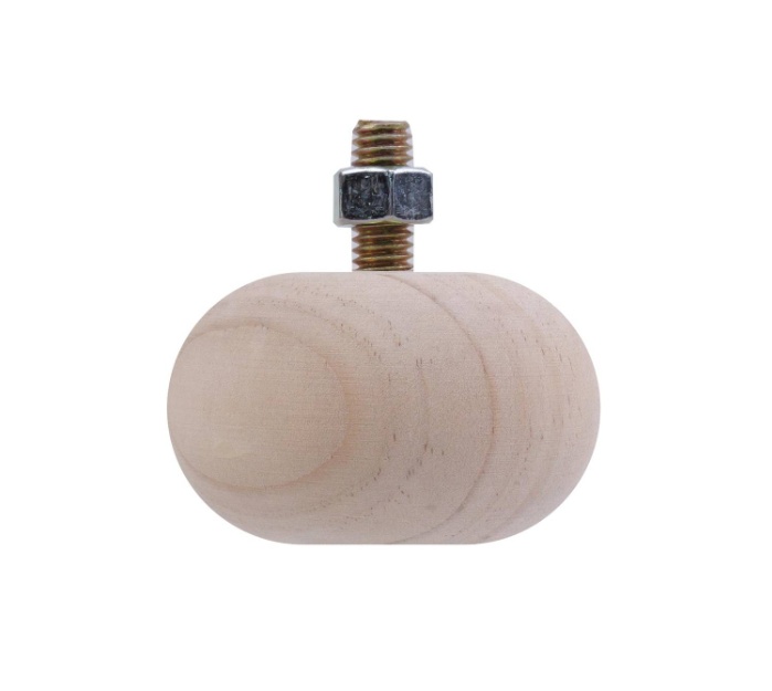 66MM(D) X 40MM(H) ROUND PLAIN RUBBER LEGS 1PK