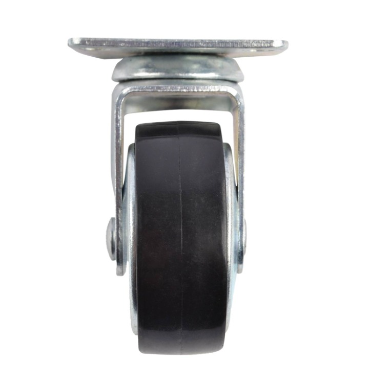 CASTOR SWVL PLATE D50 60KG - BLACK Polypropylene PARE-FIL
