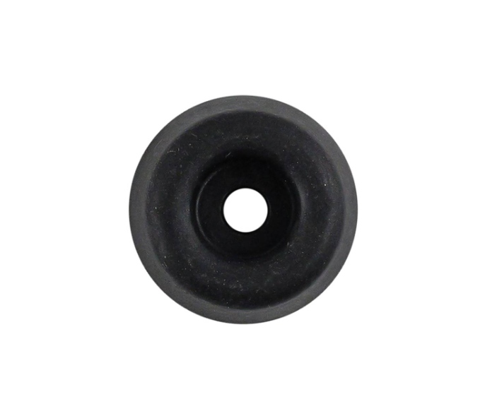 22MM RUBBER SCREW BUMPER BLACK