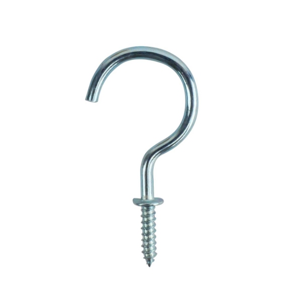 Cup Hooks - Shouldered 32mm BZP PK10