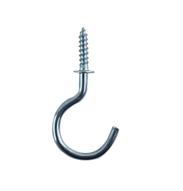 Cups Hooks Shouldered 25mm BZP PK20