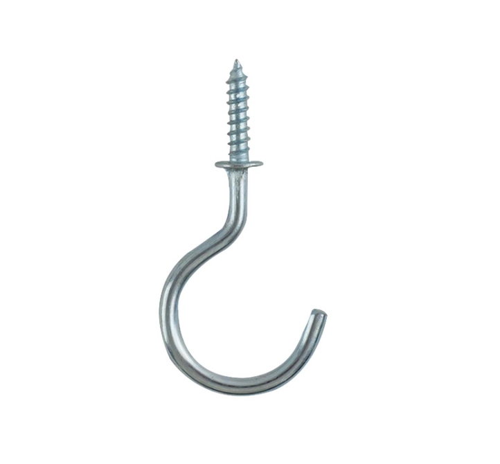 Cups Hooks Shouldered 38mm BZP PK10