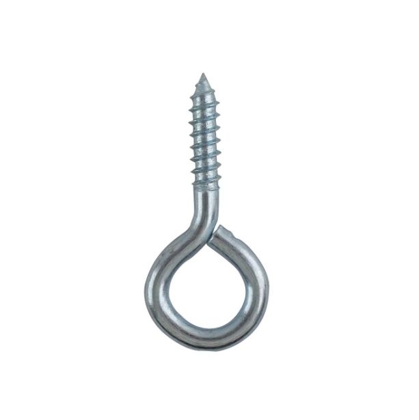 Screw Eyes 75mm Zinc Plated PK2