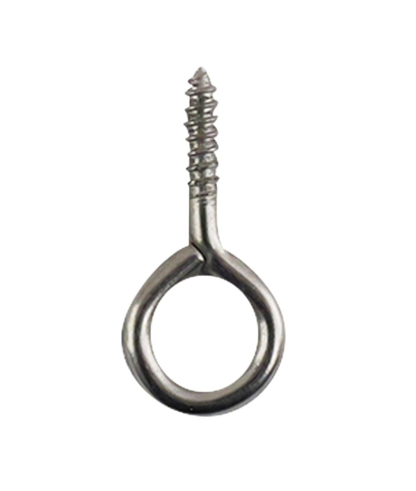 Screw Eyes 23mm Nickel Plated PK25