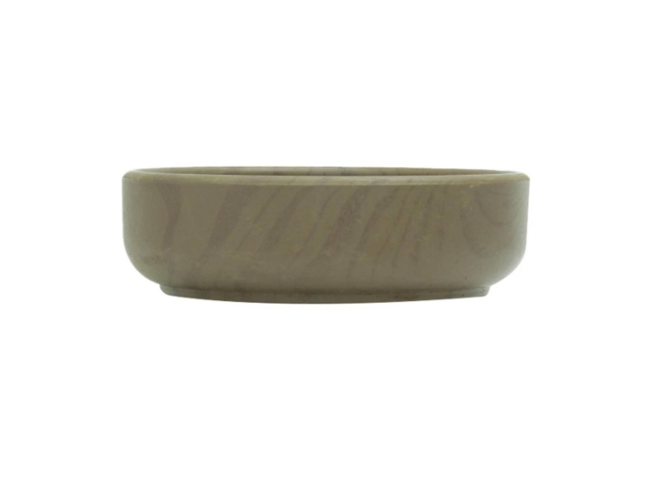 60mmDARK WOOD GRAIN CASTOR CUP