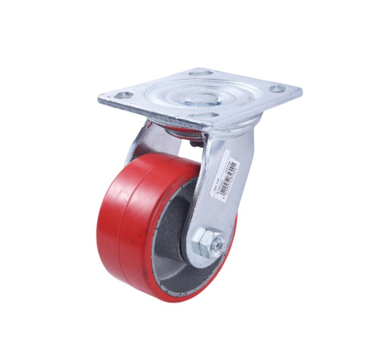 - Red Industrial Swivel 100mm, 320kg