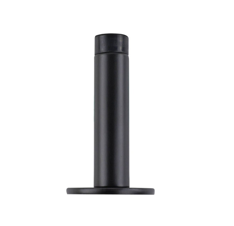 Door Stop Projection Flanged PK1 Black