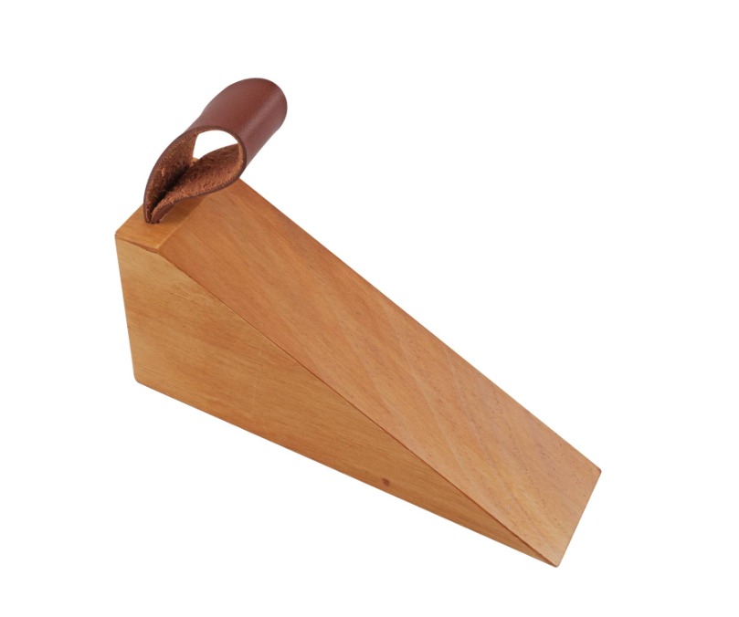 Wooden Wedge w/Pull Tab Natural Oak PK1
