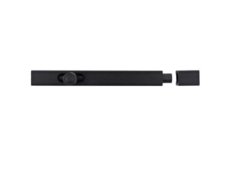 Modern Thin Door Bolt 125mm Black PK1