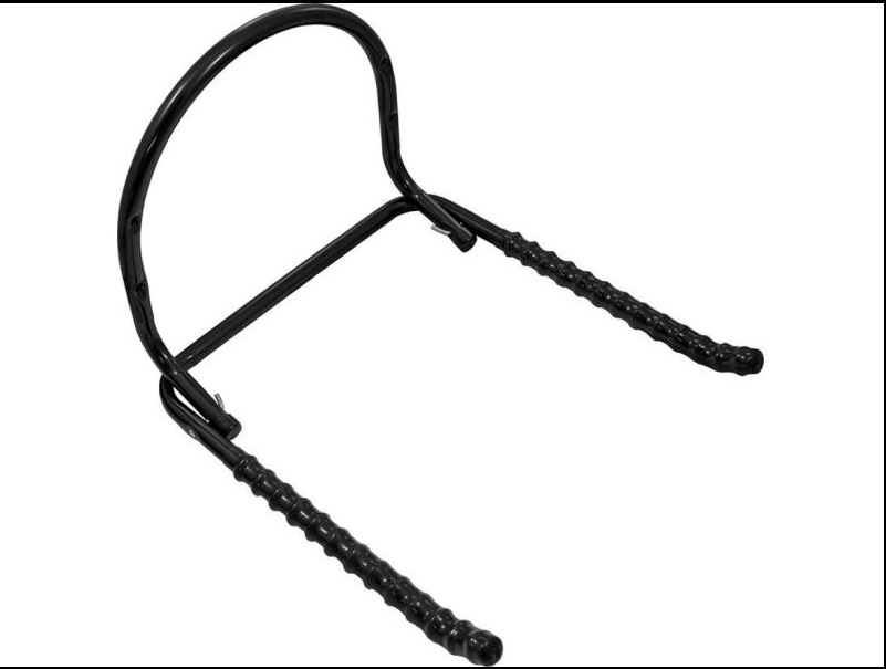 Fold-Away Wall Mounted Dual Bike Rack, Black