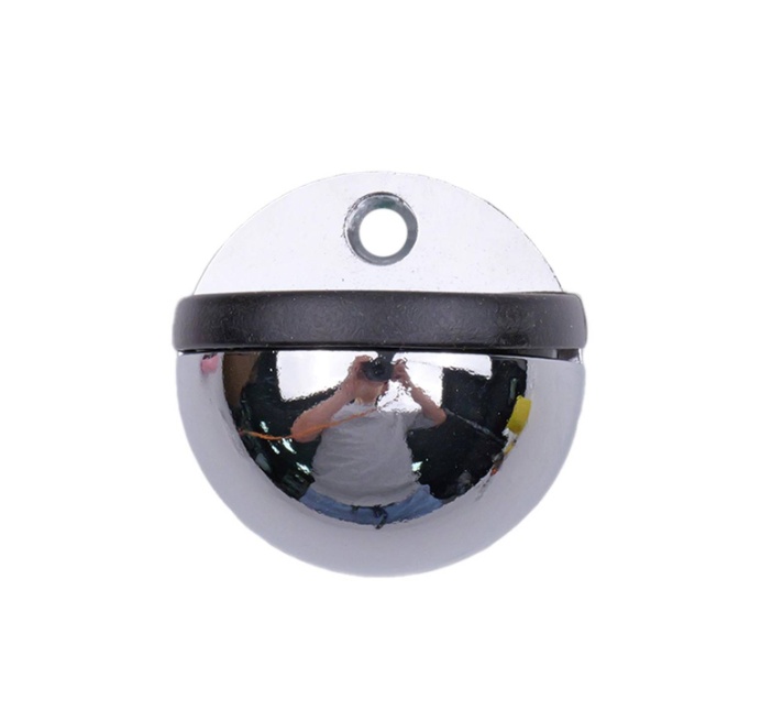 Door Stop Low Rise Polished Chrome PK1 (12963)