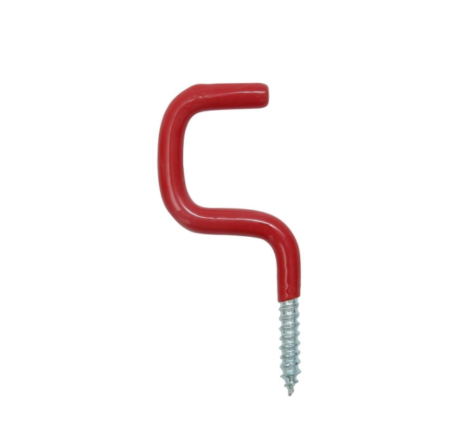 RED SQUARE HOOK SMALL 2PK