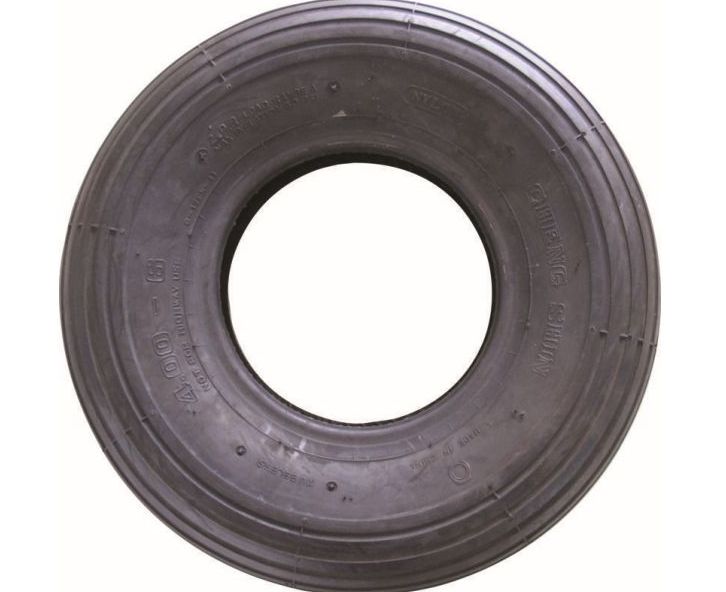 4.00��6-Inch Wheelbarrow Replacement Tire, 13-Inch, Ribbed Tread