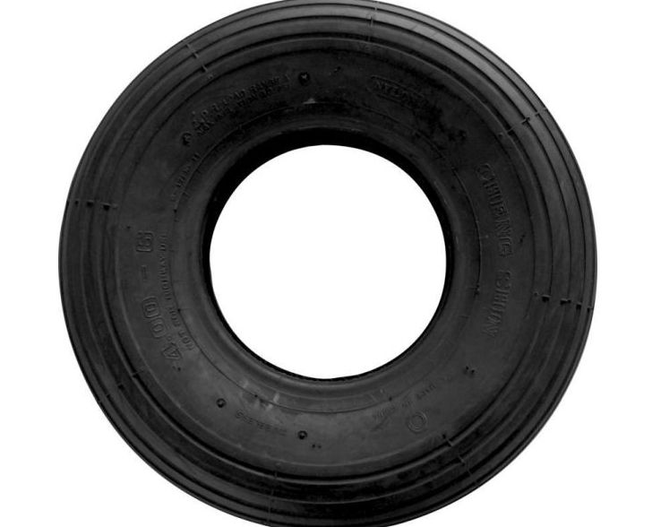 4.80/4.00��8-Inch Wheelbarrow Replacement Tire, 16-Inch, Ribbed Tread