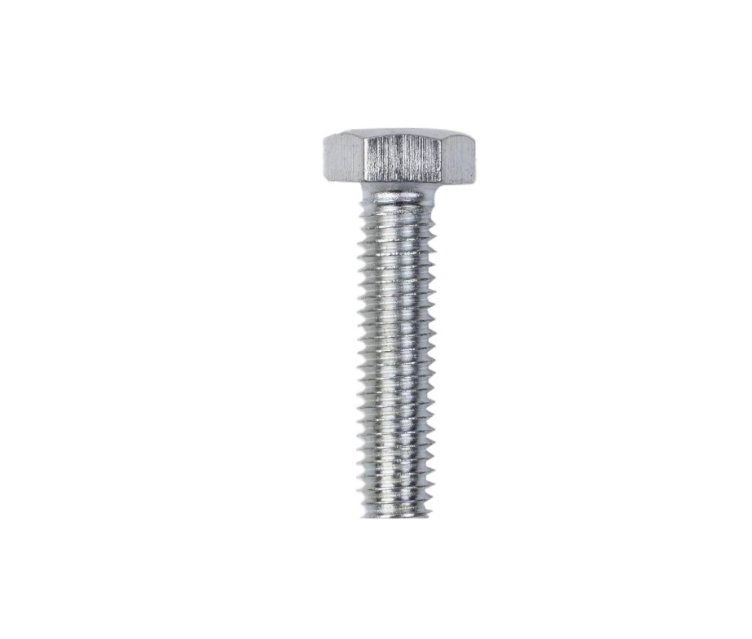 HEX NUT & BOLT BZP M6X25MM