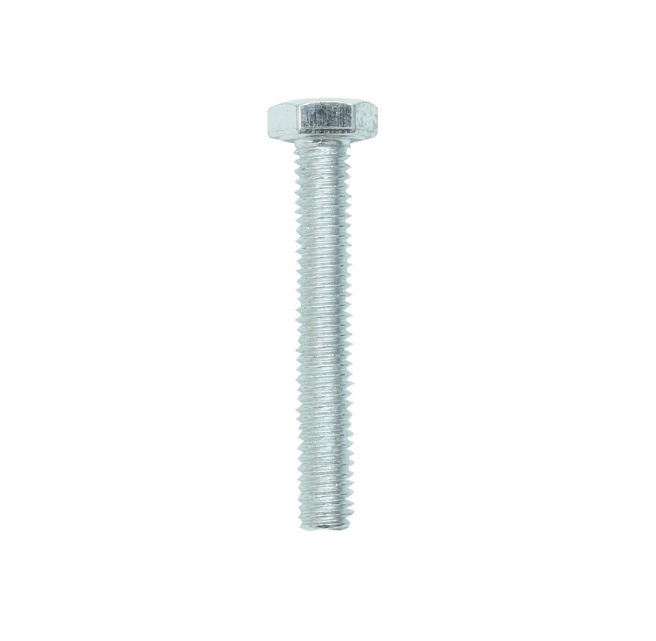 HEX NUT & BOLT BZP M6X40MM