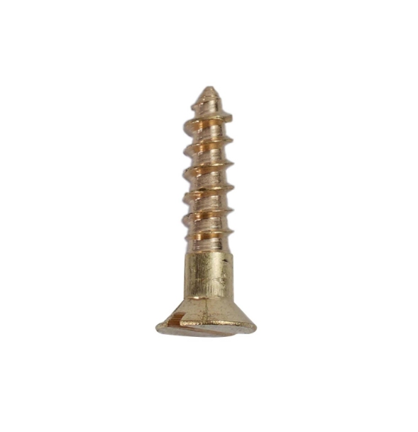 CSK SLT BRASS WD SCRW 5/8