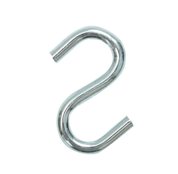 S HOOKS BZP 38MM