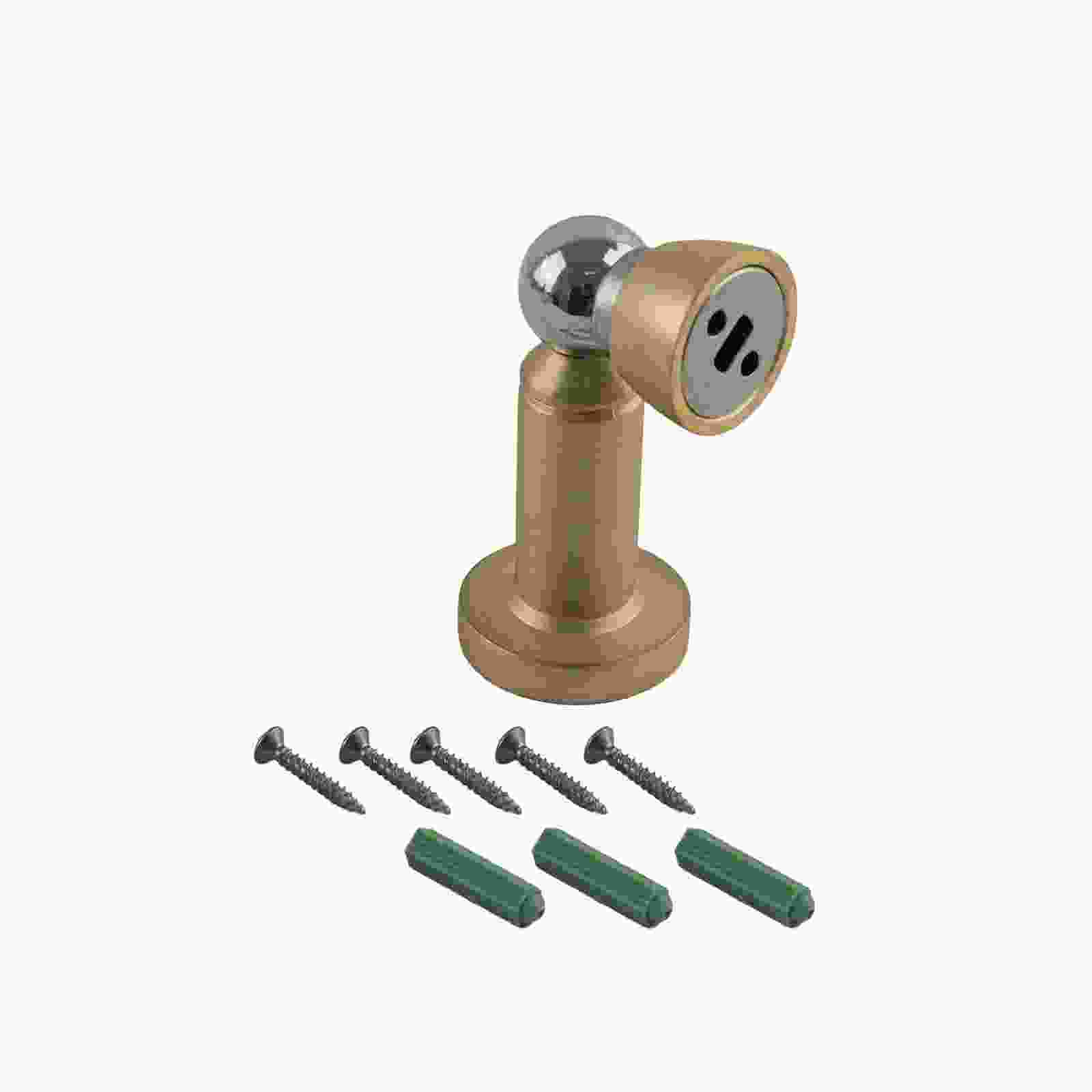 SPHERE MAGNET BRUSHED BRASS