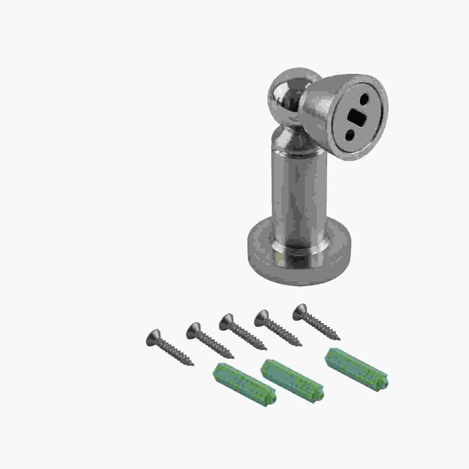 HDEL023 SPHERE MAGNET SATIN CHROME