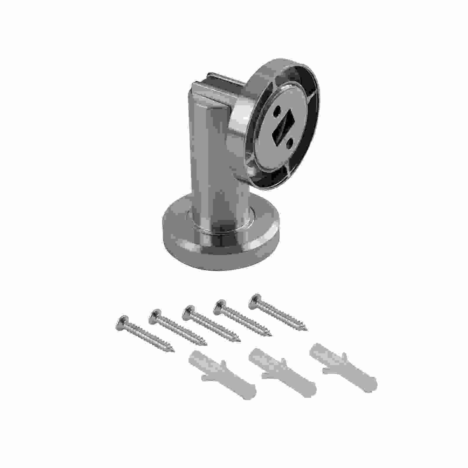 HDEH037 CYLINDER MAGNET SATIN CHROME