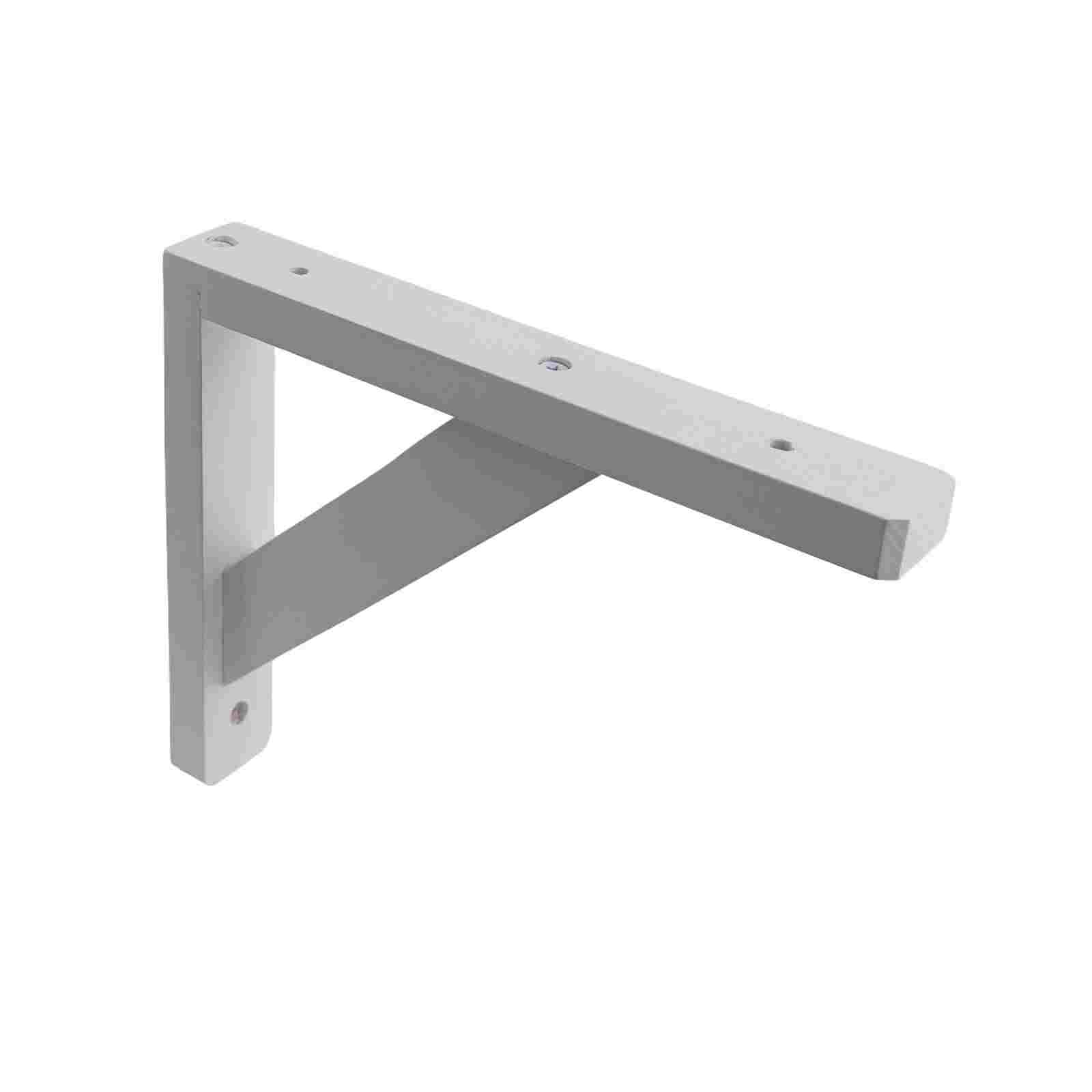 BRACKET ANGLE PINE STAYED SATIN WHITE - 170x210x30x15mm Live