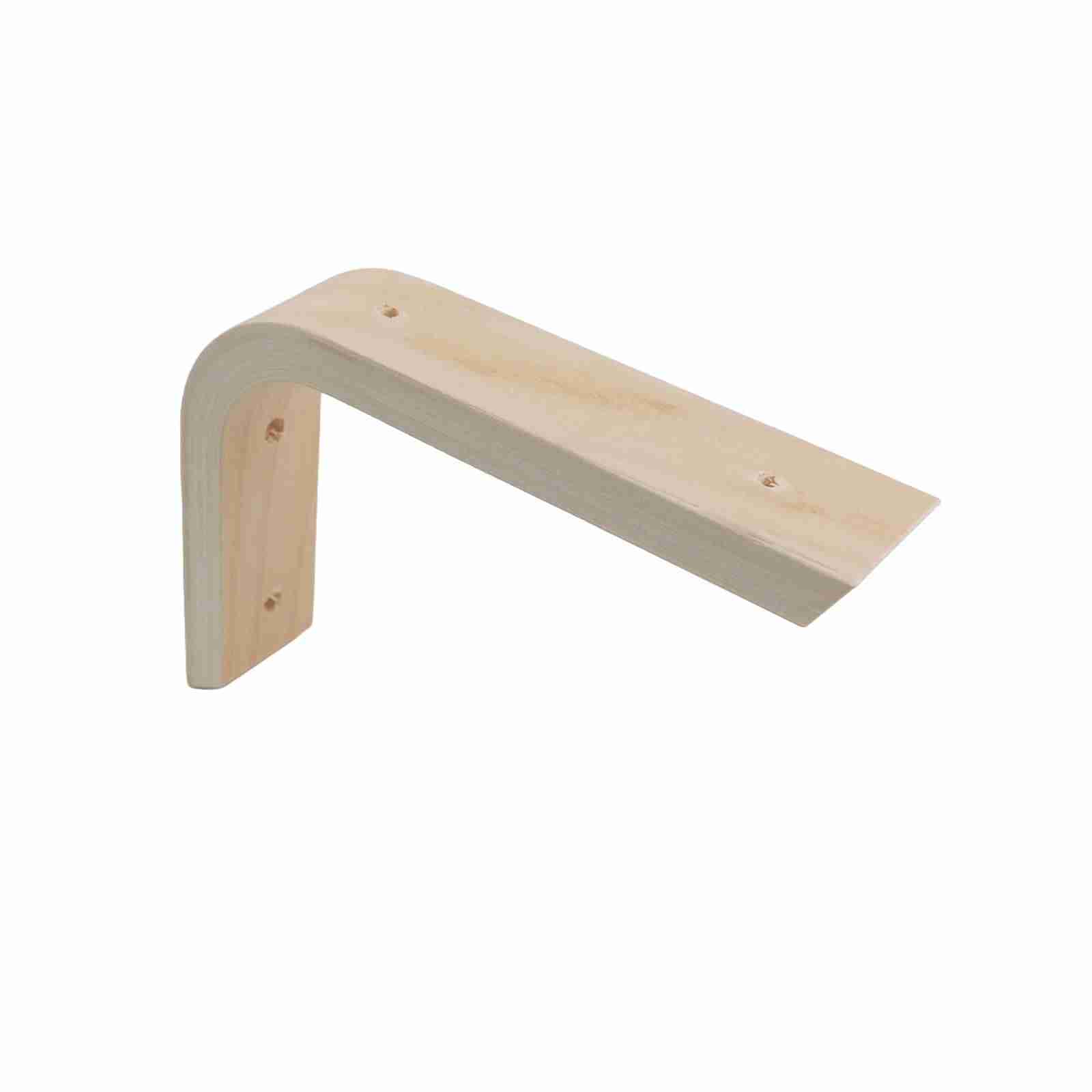 BRACKET ANGLE PLYWOOD RAW - 140x190x40x15mm Live