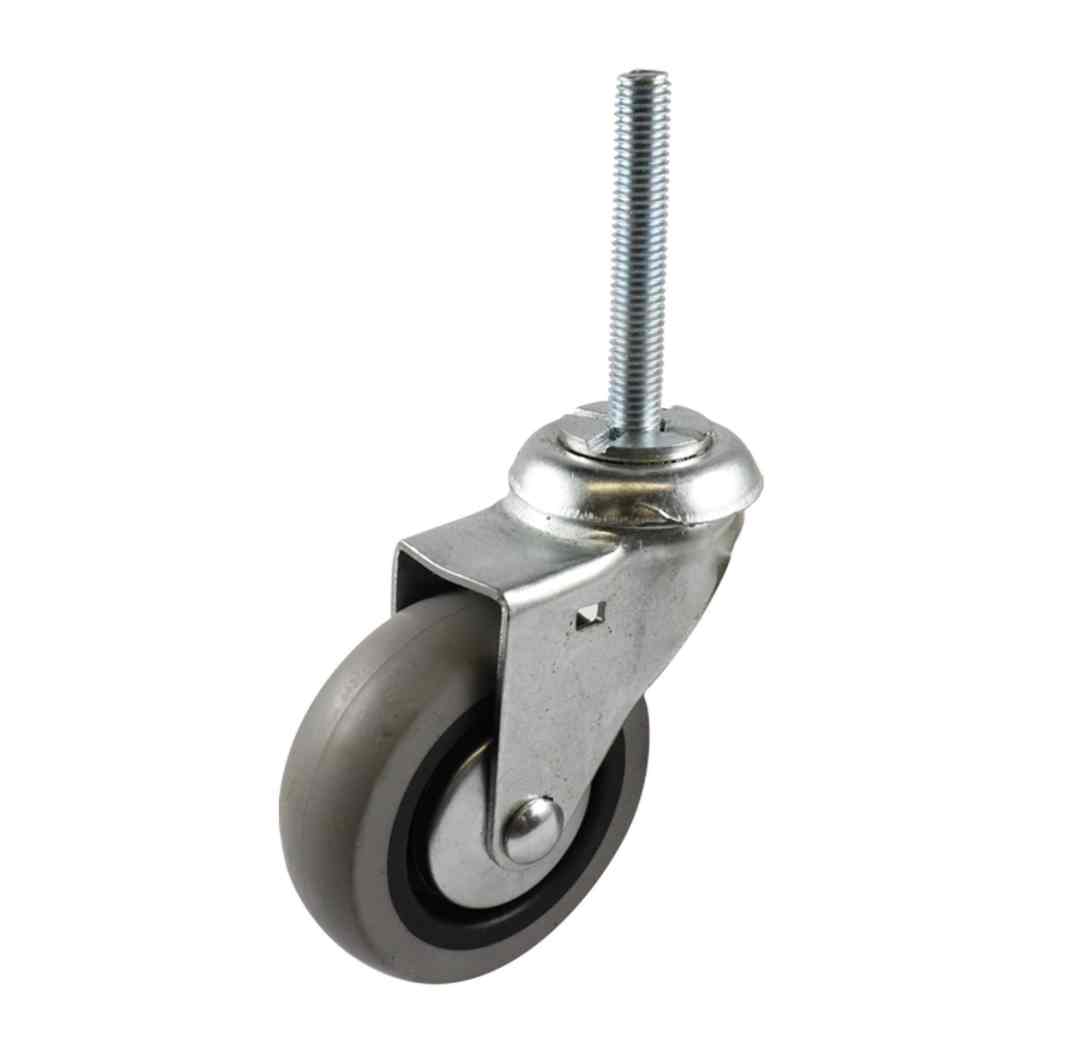 75MM GREY RUBBER SWIVEL EXPBOLT FITTED