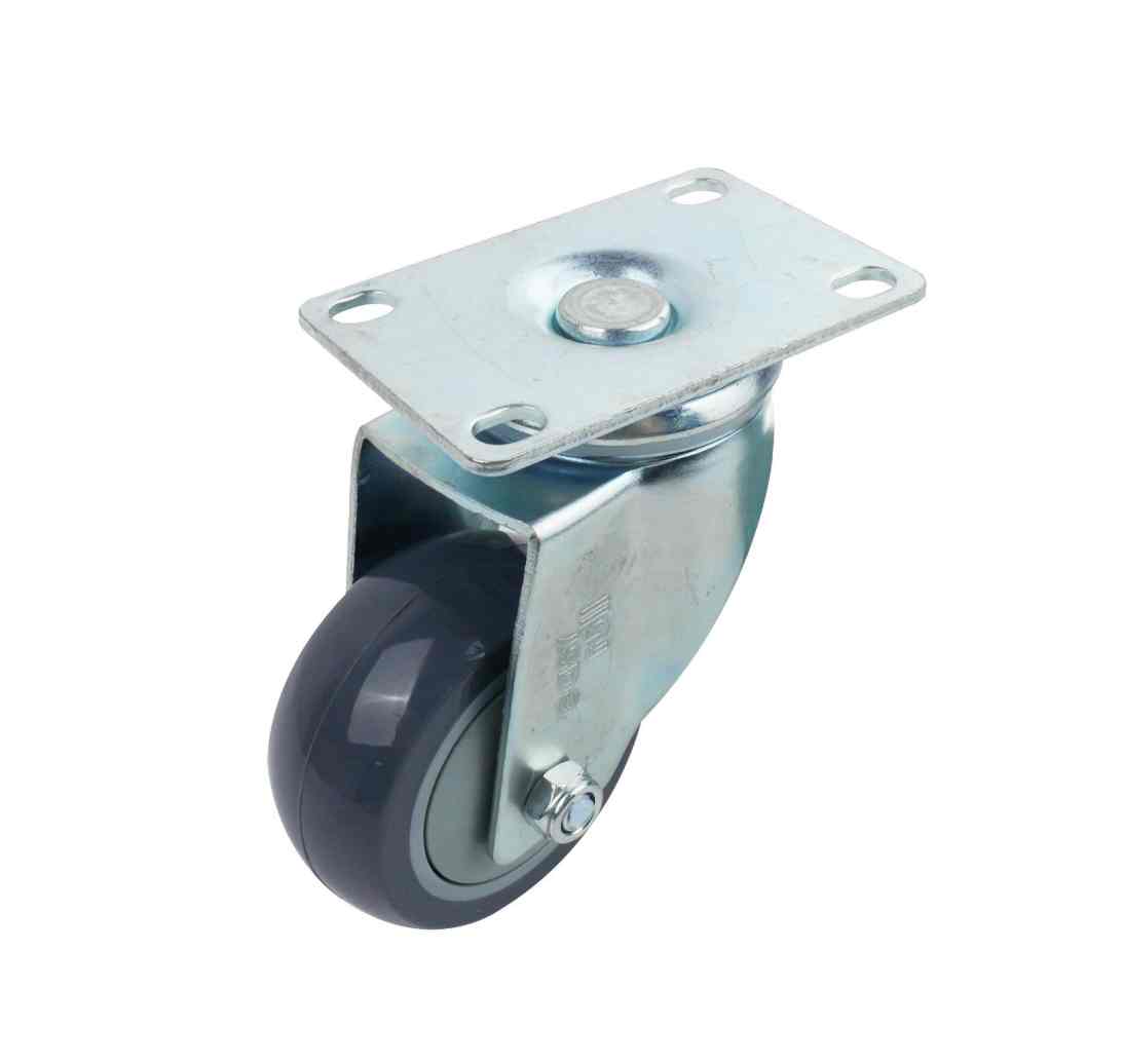 75MM GREY URETHANE SWIVEL PLAT