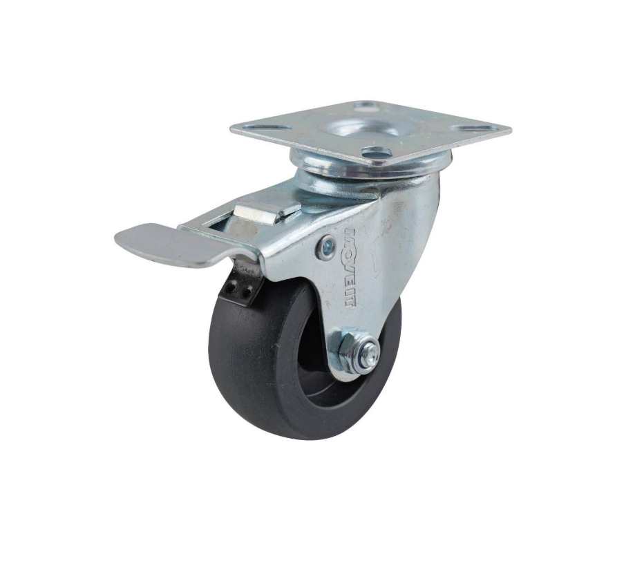 CASTOR SWIVEL 50 PP BRAKE