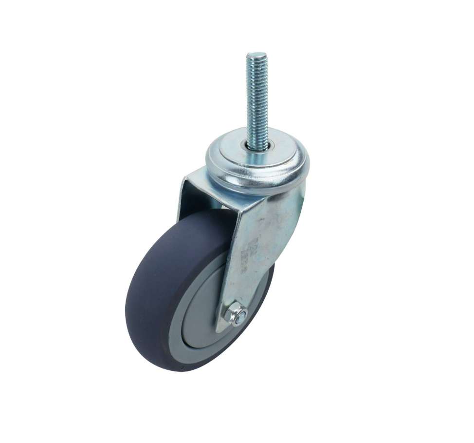 100MM GREY RUBBER SWIVEL EXPBO