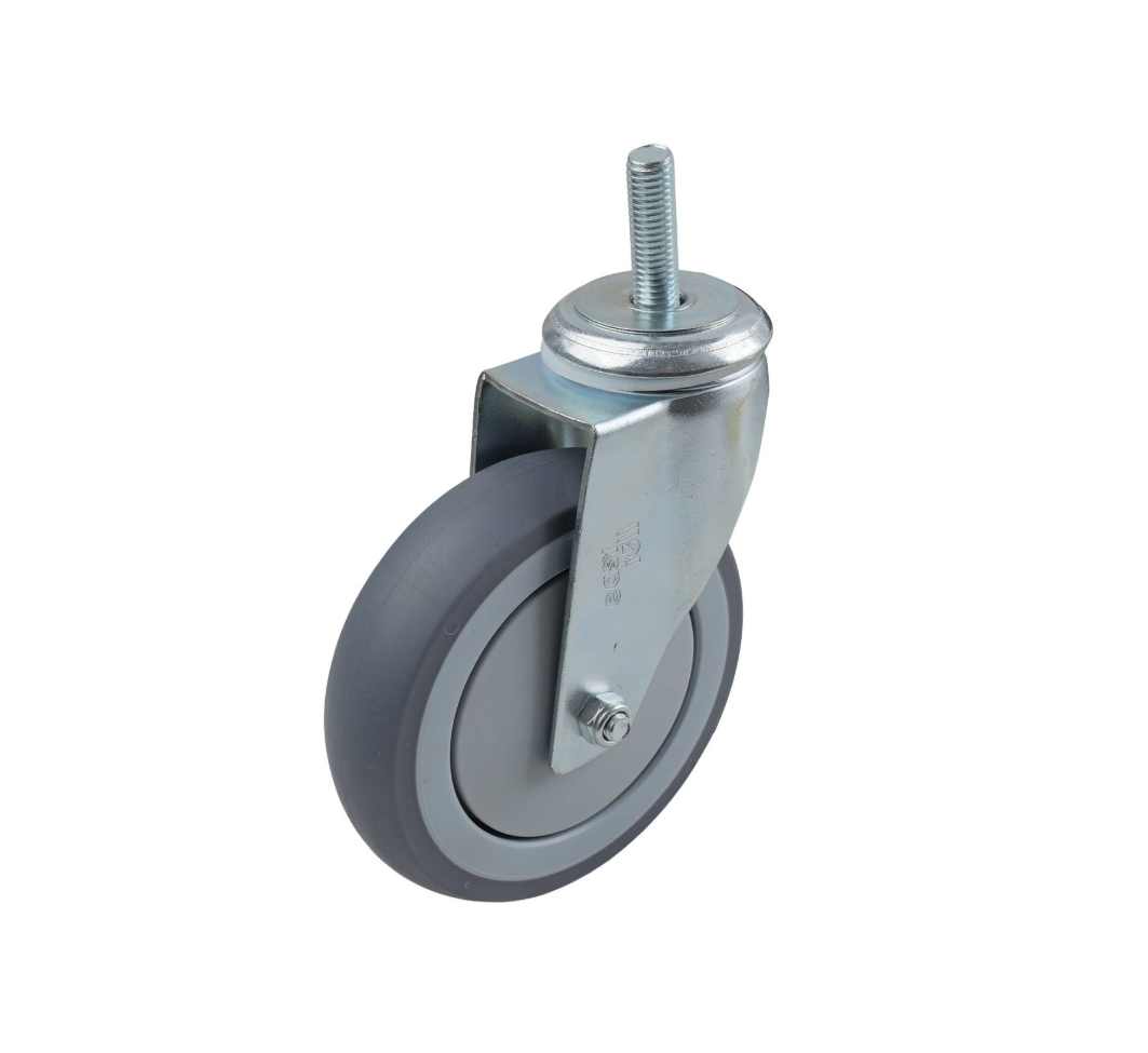 125MM GREY RUBBER SWIVEL EXPBO