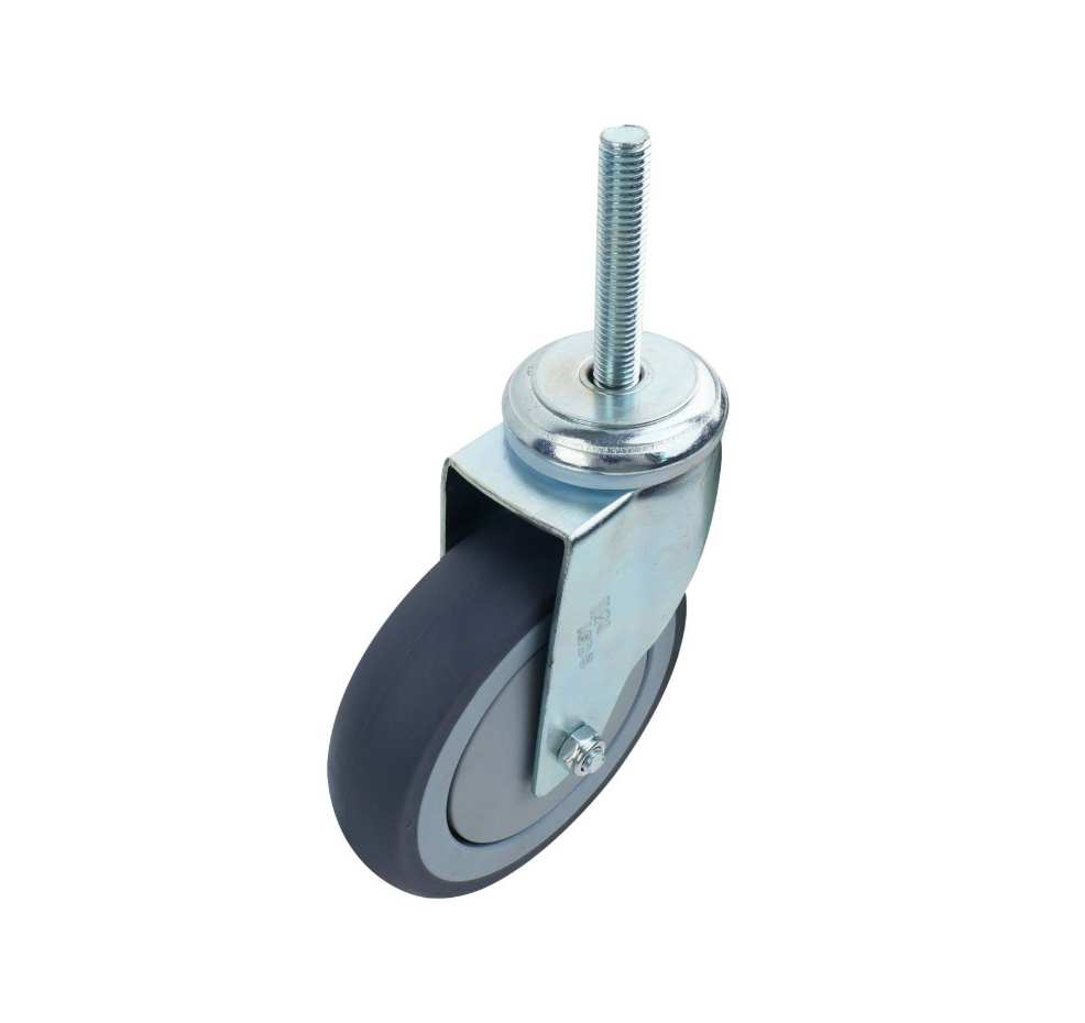 100MM GREY URETHANE SWIVEL EXP